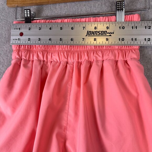 Nike One Shorts Womens Small Pink Dri-Fit Ultra High Waist 3 Brief Lined Sports - Picture 2 of 10